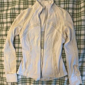 Lululemon Cream Zip-Up Jacket